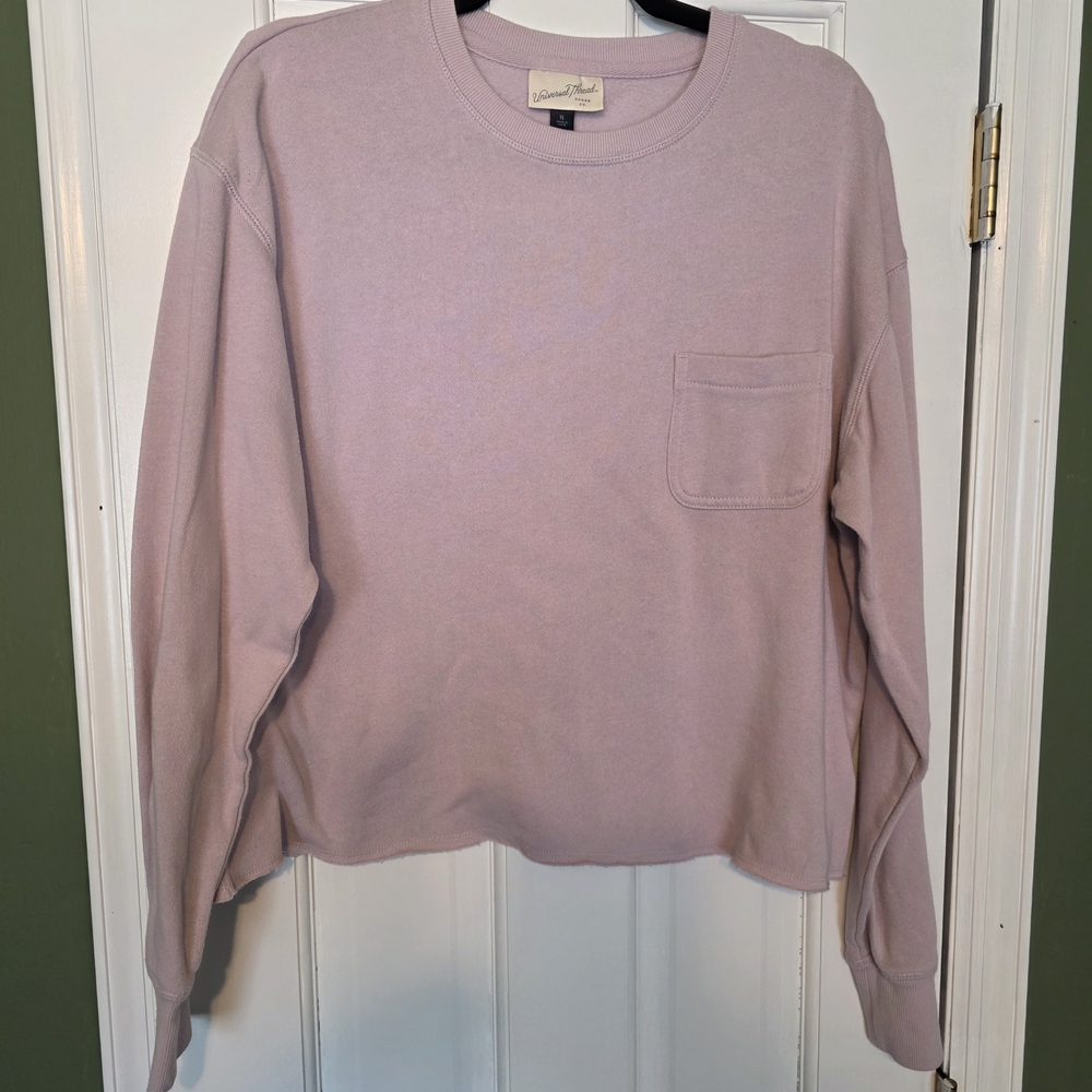 Universal Thread Lilac Long Sleeve Tee with Pocket